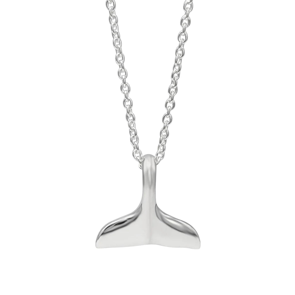 Whale Tail Locket Cable Chain Necklace