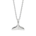 Whale Tail Locket Cable Chain Necklace