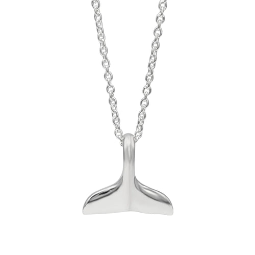 Whale Tail Locket Cable Chain Necklace